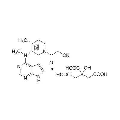 (3R,4R)-4-methyl-3-(methyl-7H-pyrrolo[2,3-d]pyrimidine-4-ylamino)-b-oxo-1-piperidinepropaannitril: 2-Hydroxy-1,2,3- propaantricarboxylaat